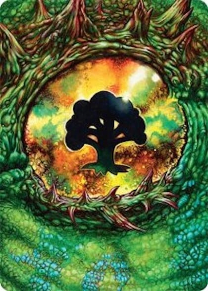Forest Art Card (32/54), Art Series: Tarkir: Dragonstorm 32