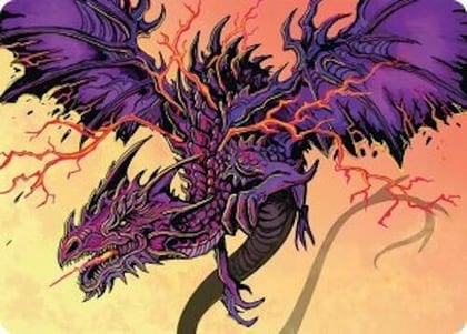 Stormshriek Feral Art Card (35/54), Art Series: Tarkir: Dragonstorm 35