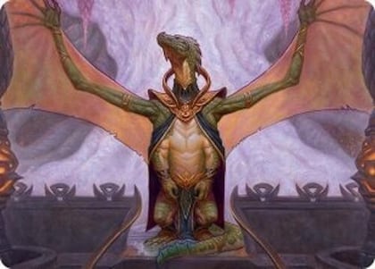 Kheru Goldkeeper Art Card (36/54), Art Series: Tarkir: Dragonstorm 36