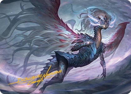 Shiko, Paragon of the Way Art Card (37/54) (Gold-Stamped Signature), Art Series: Tarkir: Dragonstorm 37