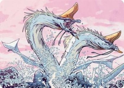 Twinmaw Stormbrood Art Card (39/54), Art Series: Tarkir: Dragonstorm 39