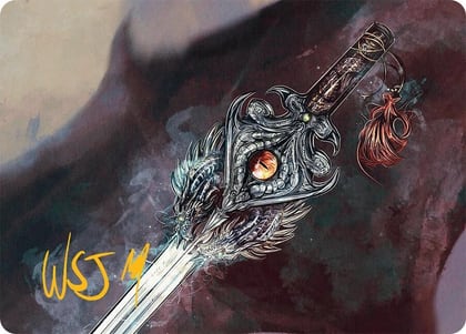 Dragonfire Blade Art Card (40/54) (Gold-Stamped Signature), Art Series: Tarkir: Dragonstorm 40