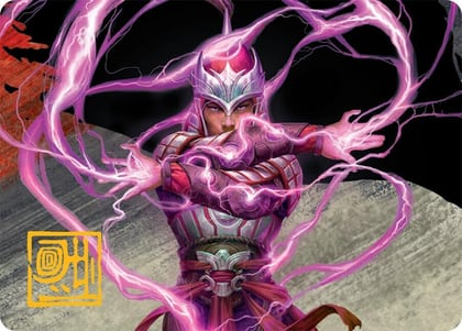 All-Out Assault Art Card (43/54) (Gold-Stamped Signature), Art Series: Tarkir: Dragonstorm 43