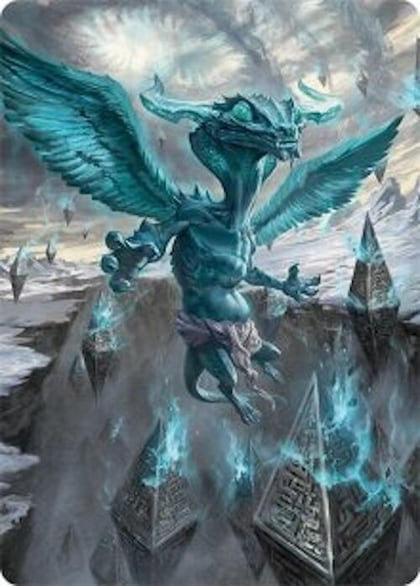 Ugin, Eye of the Storms Art Card (47/54), Art Series: Tarkir: Dragonstorm 47