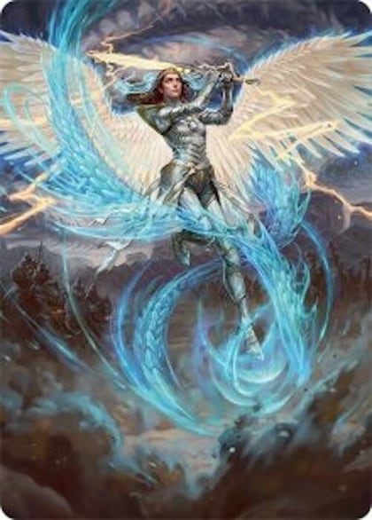Elspeth, Storm Slayer Art Card (49/54), Art Series: Tarkir: Dragonstorm 49