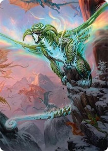 Ureni of the Unwritten Art Card (51/54), Art Series: Tarkir: Dragonstorm 51