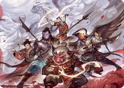 Will of the Jeskai Art Card (54/54), Art Series: Tarkir: Dragonstorm 54