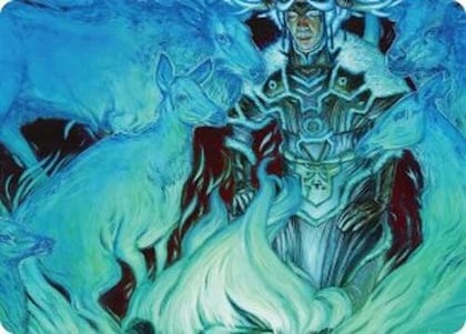 Unending Whisper Art Card (9/54), Art Series: Tarkir: Dragonstorm 9