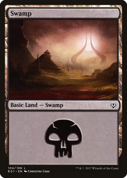 Swamp (104), Archenemy: Nicol Bolas 104