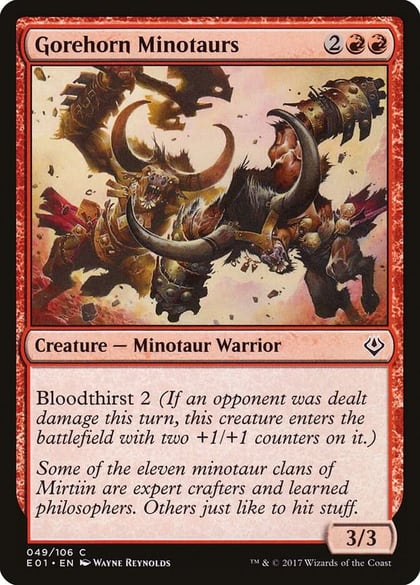 Gorehorn Minotaurs, Archenemy: Nicol Bolas 49