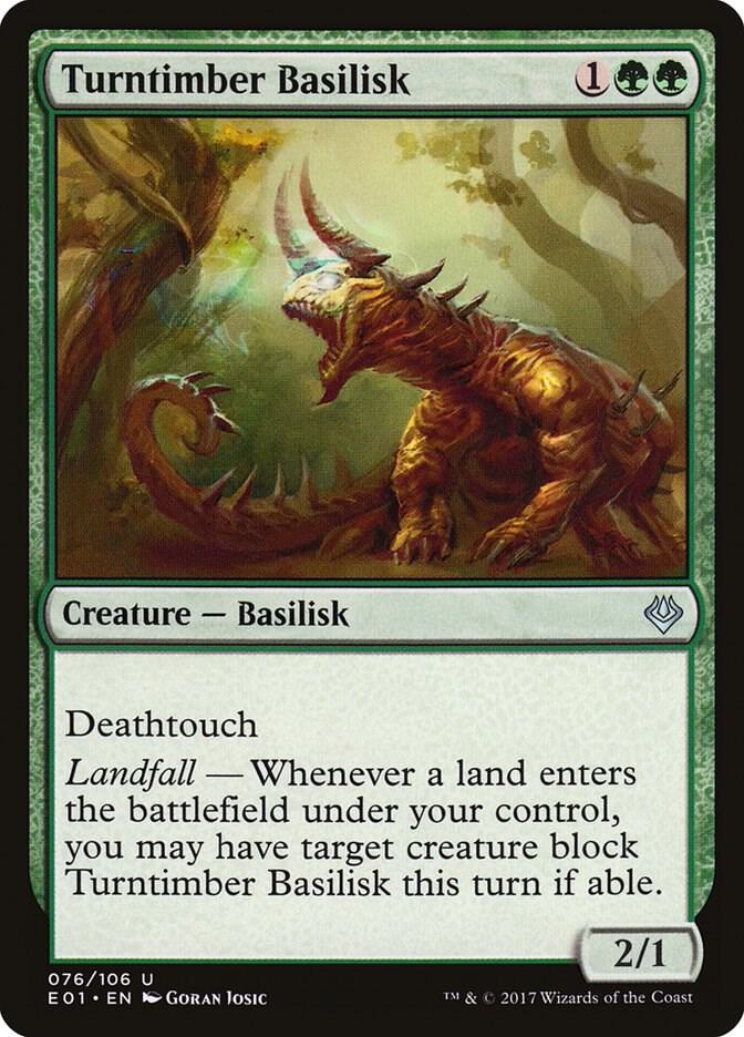 Turntimber Basilisk, Archenemy: Nicol Bolas 76