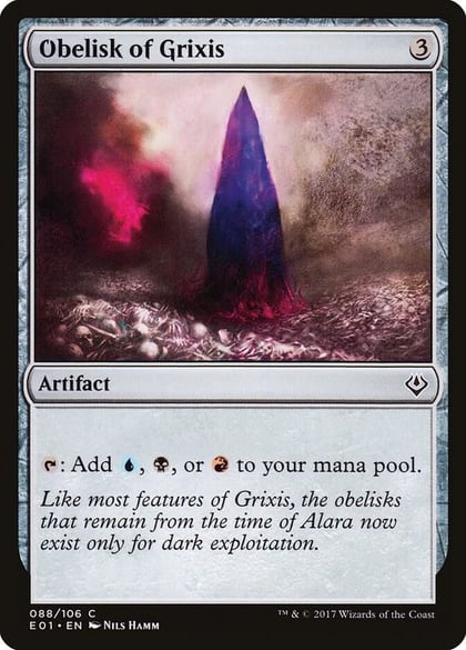 Obelisk of Grixis, Archenemy: Nicol Bolas 88