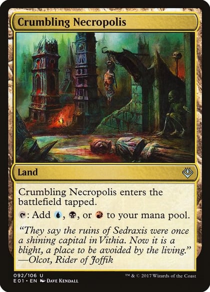 Crumbling Necropolis, Archenemy: Nicol Bolas 92