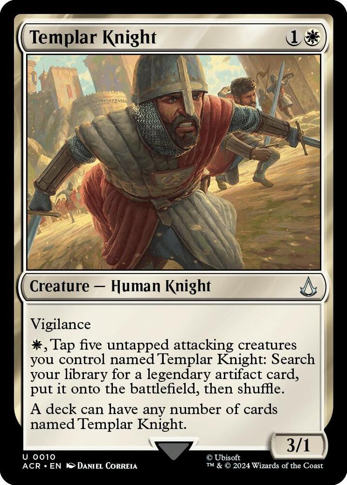 Templar Knight, Universes Beyond: Assassin's Creed 10