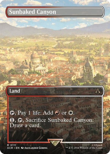 Sunbaked Canyon (Borderless), Universes Beyond: Assassin's Creed 111