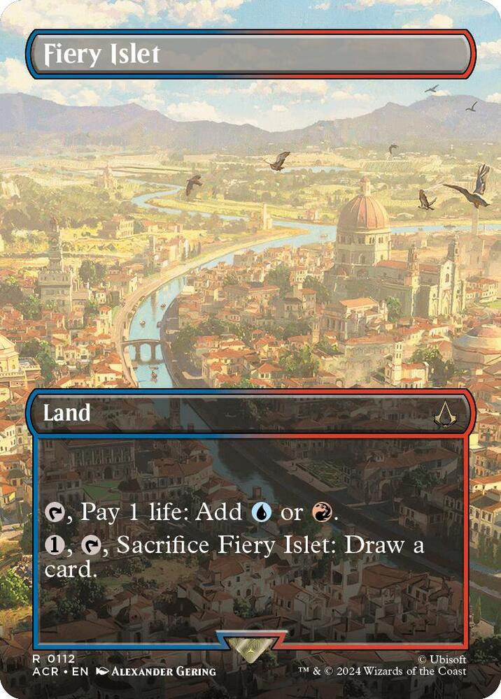 Fiery Islet (Borderless), Universes Beyond: Assassin's Creed 112