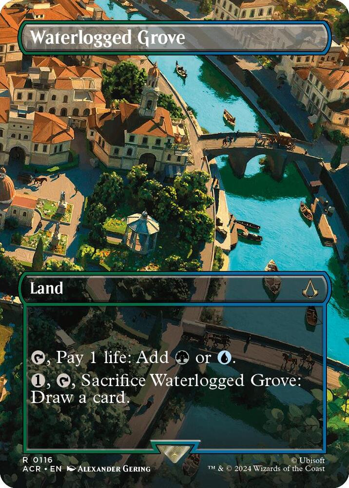 Waterlogged Grove (Borderless), Universes Beyond: Assassin's Creed 116