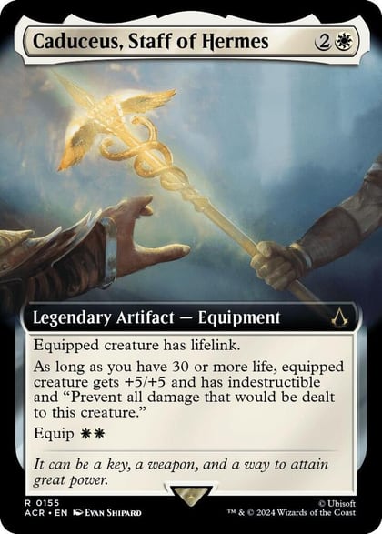 Caduceus, Staff of Hermes (Extended Art), Universes Beyond: Assassin's Creed 155