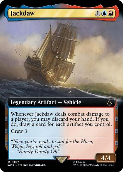 Jackdaw (Extended Art), Universes Beyond: Assassin's Creed 167