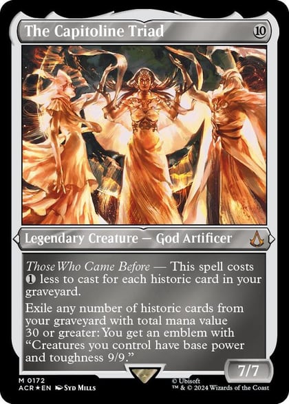 The Capitoline Triad (Foil Etched), Universes Beyond: Assassin's Creed 172