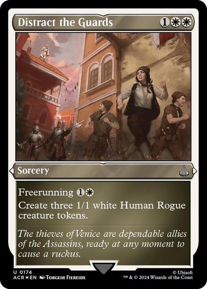 Distract the Guards (Foil Etched), Universes Beyond: Assassin's Creed 174