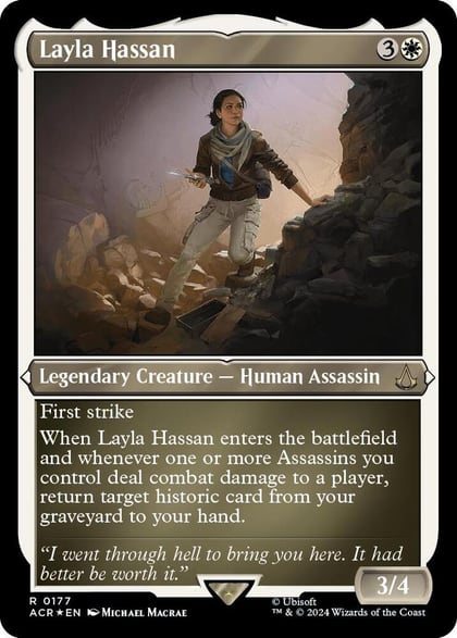Layla Hassan (Foil Etched), Universes Beyond: Assassin's Creed 177