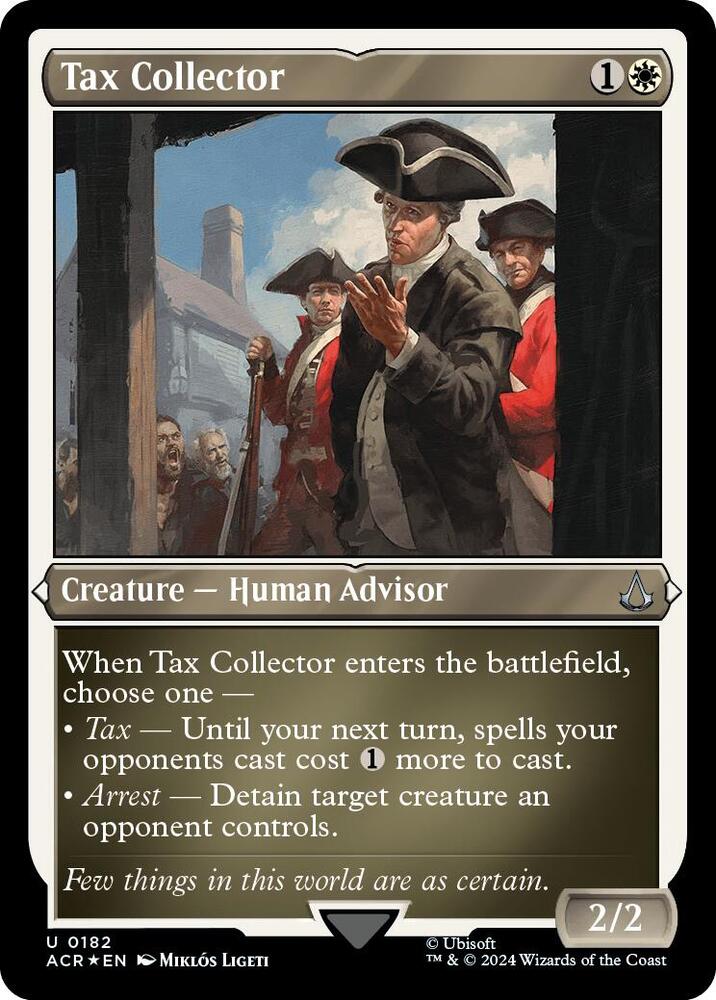 Tax Collector (Foil Etched), Universes Beyond: Assassin's Creed 182