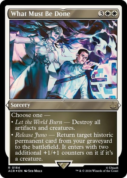 What Must Be Done (Foil Etched), Universes Beyond: Assassin's Creed 184