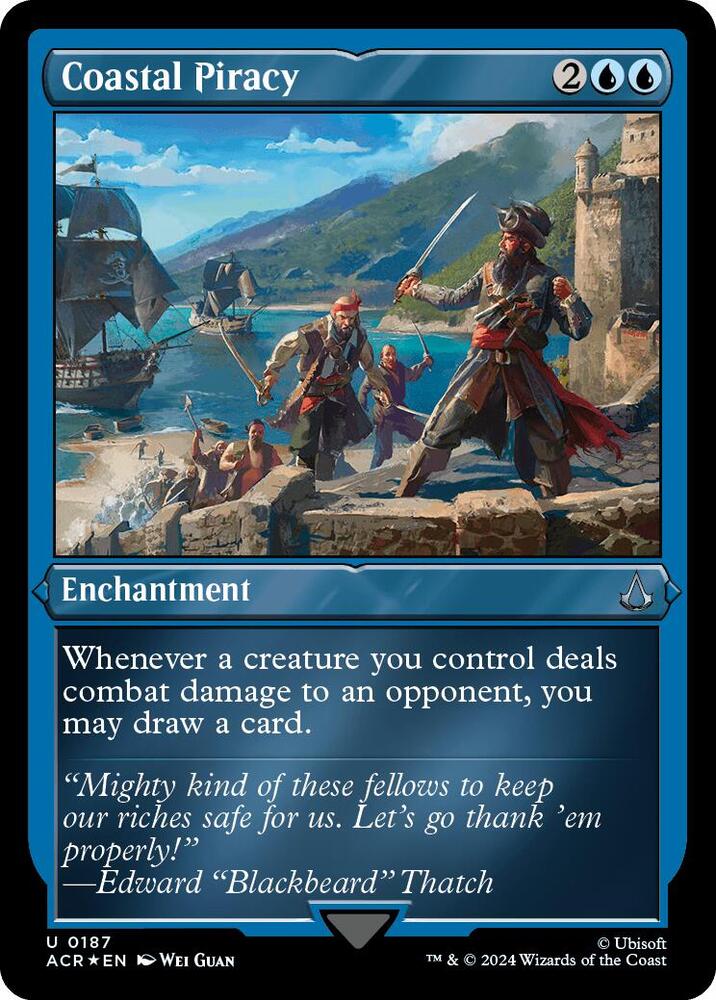 Coastal Piracy (Foil Etched), Universes Beyond: Assassin's Creed 187