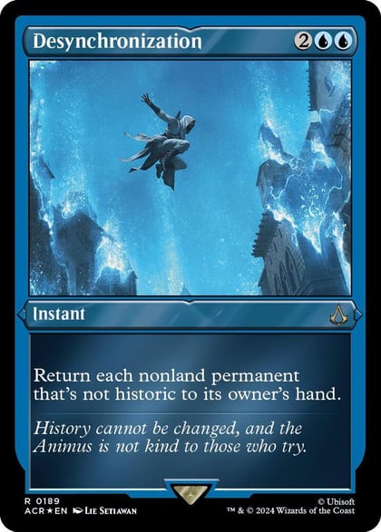 Desynchronization (Foil Etched), Universes Beyond: Assassin's Creed 189