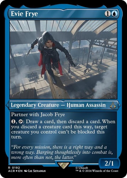 Evie Frye (Foil Etched), Universes Beyond: Assassin's Creed 192