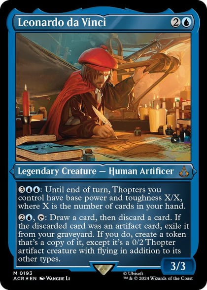 Leonardo da Vinci (Foil Etched), Universes Beyond: Assassin's Creed 193