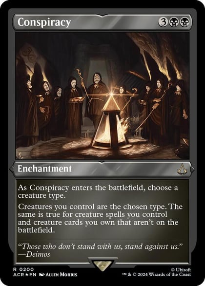 Conspiracy (Foil Etched), Universes Beyond: Assassin's Creed 200