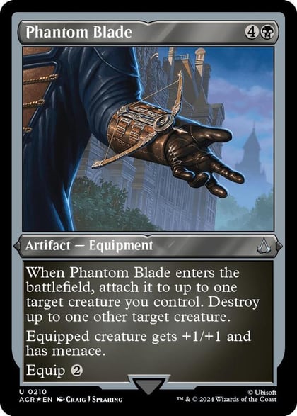 Phantom Blade (Foil Etched), Universes Beyond: Assassin's Creed 210