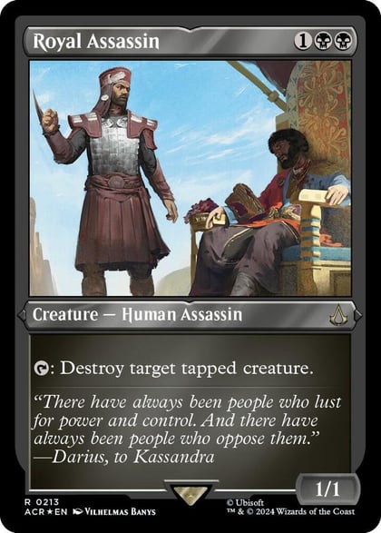 Royal Assassin (Foil Etched), Universes Beyond: Assassin's Creed 213