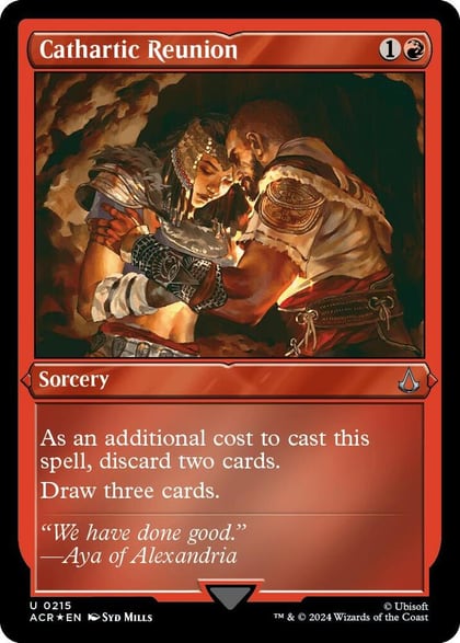 Cathartic Reunion (Foil Etched), Universes Beyond: Assassin's Creed 215