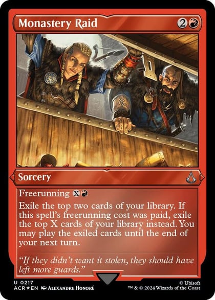 Monastery Raid (Foil Etched), Universes Beyond: Assassin's Creed 217