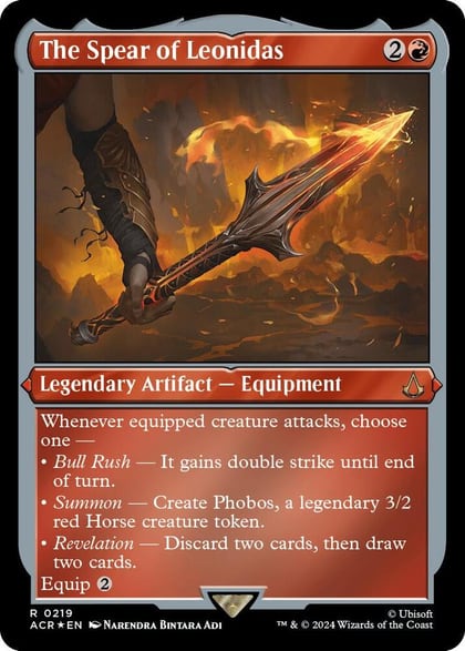 The Spear of Leonidas (Foil Etched), Universes Beyond: Assassin's Creed 219