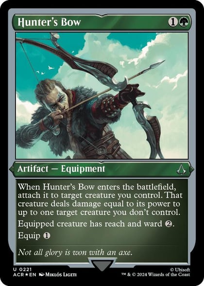 Hunter's Bow (Foil Etched), Universes Beyond: Assassin's Creed 221