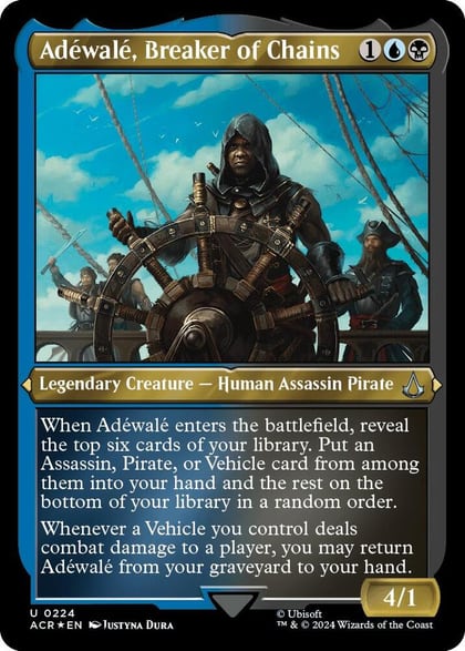 Adewale, Breaker of Chains (Foil Etched), Universes Beyond: Assassin's Creed 224