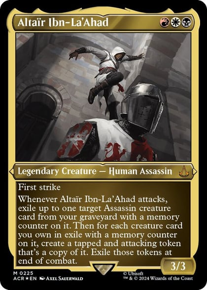 Altair Ibn-La'Ahad (Foil Etched), Universes Beyond: Assassin's Creed 225