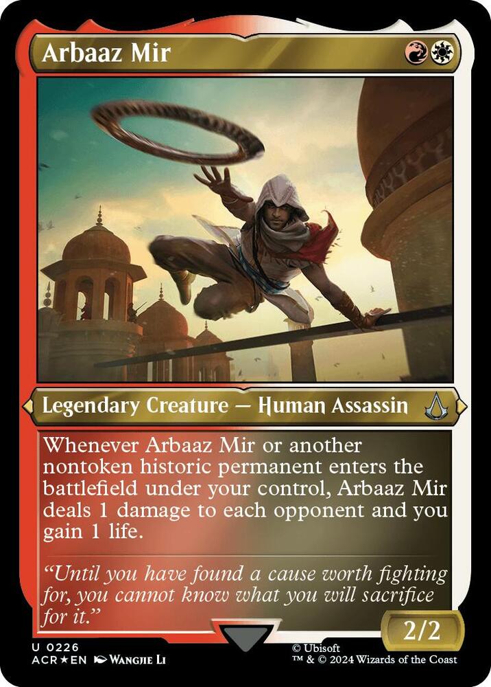 Arbaaz Mir (Foil Etched), Universes Beyond: Assassin's Creed 226