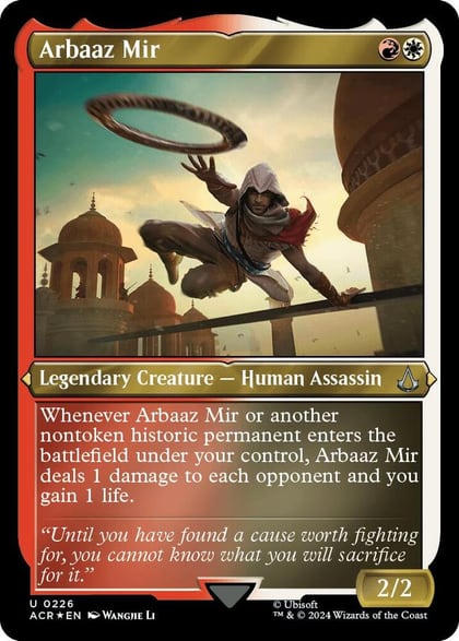 Arbaaz Mir (Foil Etched), Universes Beyond: Assassin's Creed 226