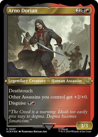 Arno Dorian (Foil Etched), Universes Beyond: Assassin's Creed 227