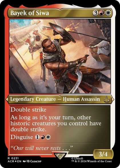 Bayek of Siwa (Foil Etched), Universes Beyond: Assassin's Creed 231