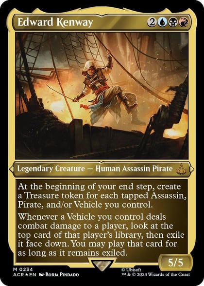 Edward Kenway (Foil Etched), Universes Beyond: Assassin's Creed 234