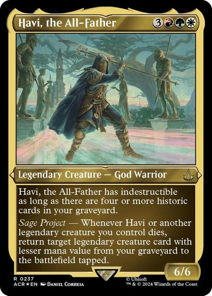 Havi, the All-Father (Foil Etched), Universes Beyond: Assassin's Creed 237
