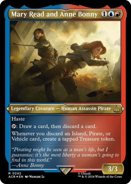 Mary Read and Anne Bonny (Foil Etched), Universes Beyond: Assassin's Creed 242