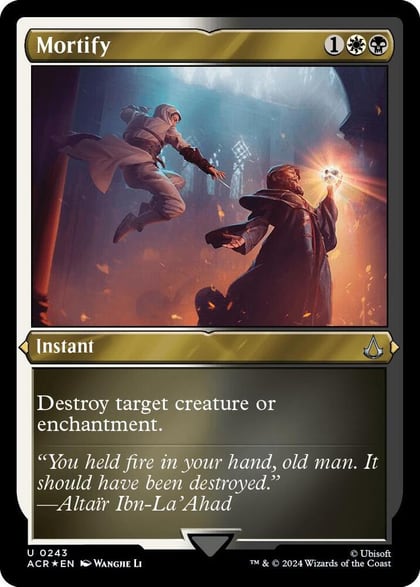 Mortify (Foil Etched), Universes Beyond: Assassin's Creed 243