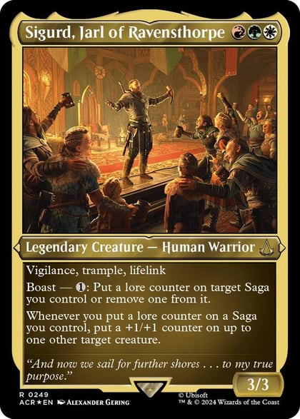 Sigurd, Jarl of Ravensthorpe (Foil Etched), Universes Beyond: Assassin's Creed 249